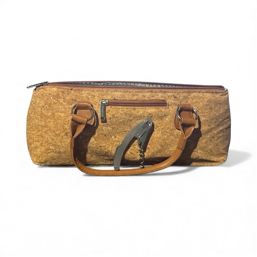 Insulated Wine clutch with corkscrew